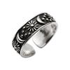 Niche personalized rattlesnake unisex ring, design sense animal alloy opening adjustable south snake element