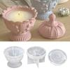 Storage Box Mold With Lids Resin Mold Ornament Jar Molds Silicone Candle Cup Mold For Candle Making Home Decor Craft Making