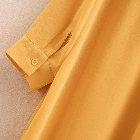 Camicie in chiffon Cardigan da donna di media lunghezza con maniche a tre quarti di grandi dimensioni Protezione solare esterna