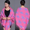 Women S Vintage Ethnic Floral Faux Cashmere Scarf Warm Large Shawl