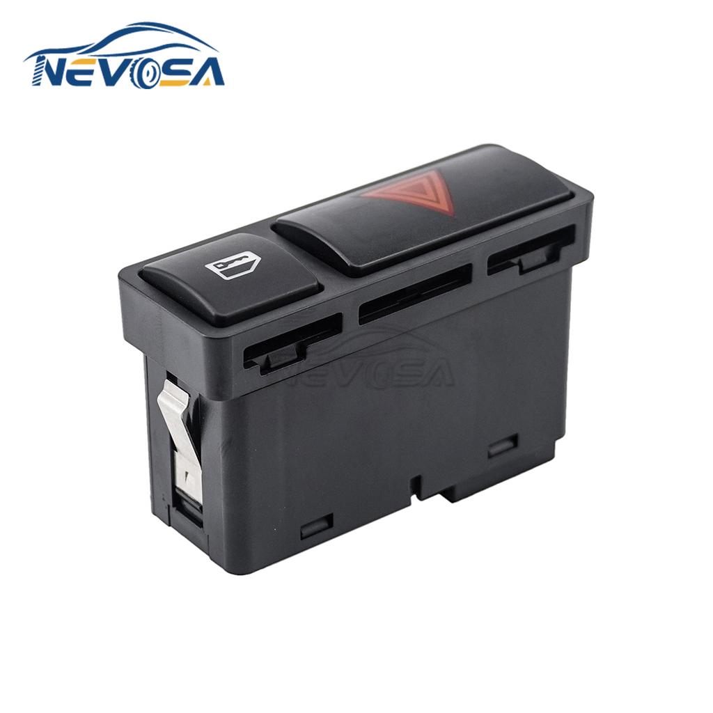 NEVOSA 61318368920 Car Emergency Hazard Warning Flash Light Lock Button Switch For BMW 3 Series E46 Roadster Car Accessories