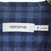 nonnative made in Japan Five-quarter sleeve Band color Check shirt 1 Men's Used