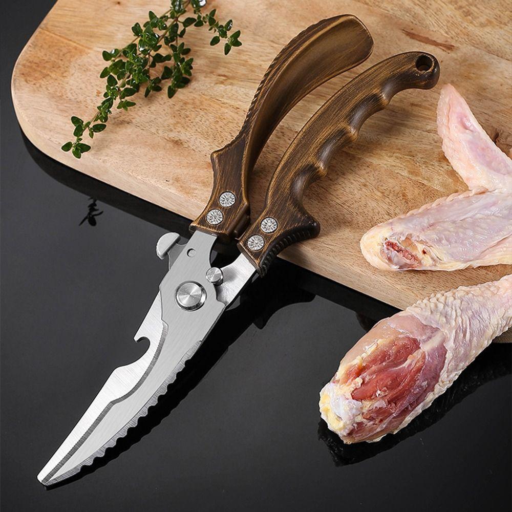 Multipurpose Stainless Steel Heavy Duty Kitchen Scissors Cooking Scissors Food Shears Bone Cutter