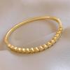 18K Gold-Plated Zircon Heart Bracelet - Elegant, Versatile, and Luxurious Women's Jewelry