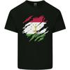 Torn Tajikistan Flag Tajik Day Football Kids T-Shirt Childrens