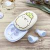Tama Electronics Sumikko Gurashi SX-BS69W-N True Wireless Earbuds with Bluetooth 5.0, Cat Design, Mic, 5 Hours of Music Playback, 3 Hours of Talk