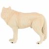 Animal Model Toy Simulation Wolf Environmentally Friendly Plastic Mini Decoration (Gray)