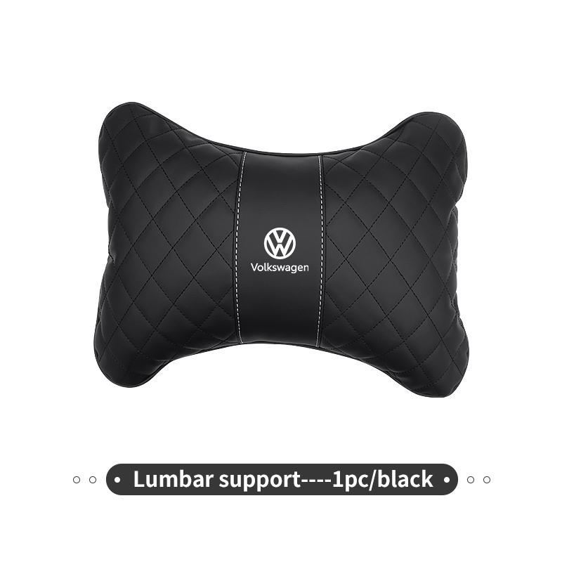 Car Lumbar Support Cushion Back Pain Relief Fatigue Reduction Pad For Volkswagen VW Scirocco Passat Polo B5 B6 B7 CC Tiguan