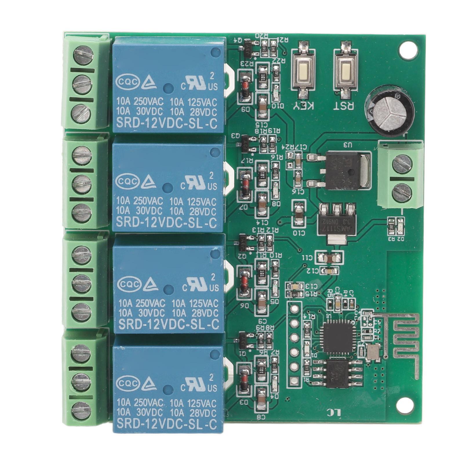 

4-канальний релейний модуль ESP8266 чіп WiFi бездротового керування Quad релейна плата для електронного обладнання