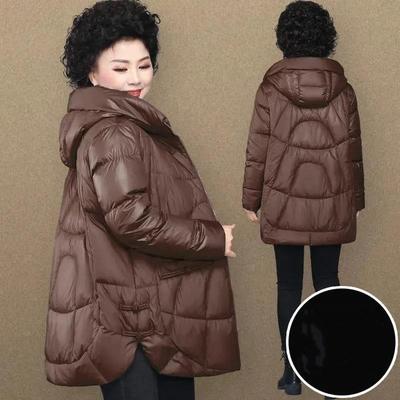 Mid-length Fashion Padded Jacket, Large Size Padded Jacket, Thickened Jacket