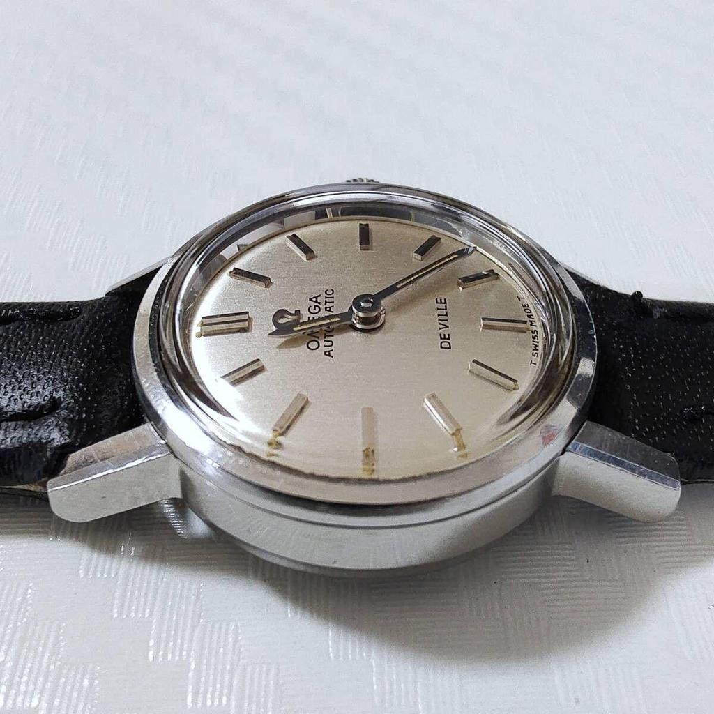 Used OMEGA DE VILLE Old automatic watch for women Cal.661 24J [555.003]