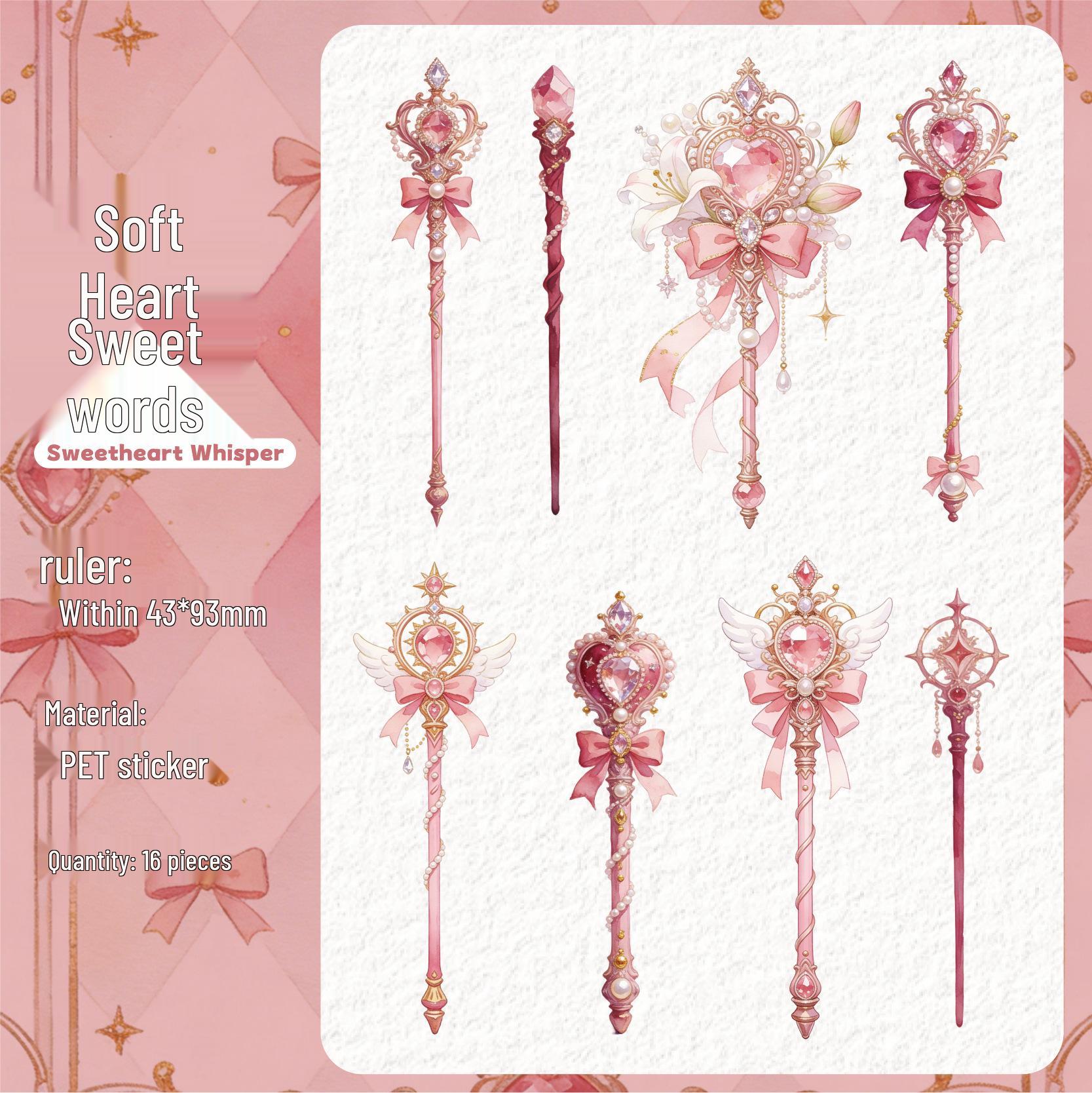 Retro Story Sticker Pack: Secret Staff Series for Scrapbooking & DIY Collage - 6 Styles