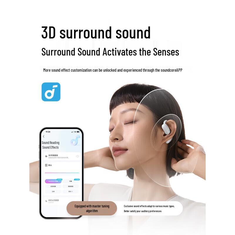 SoundCore Air Open-Ear AI Translator Bluetooth Sport Headphones