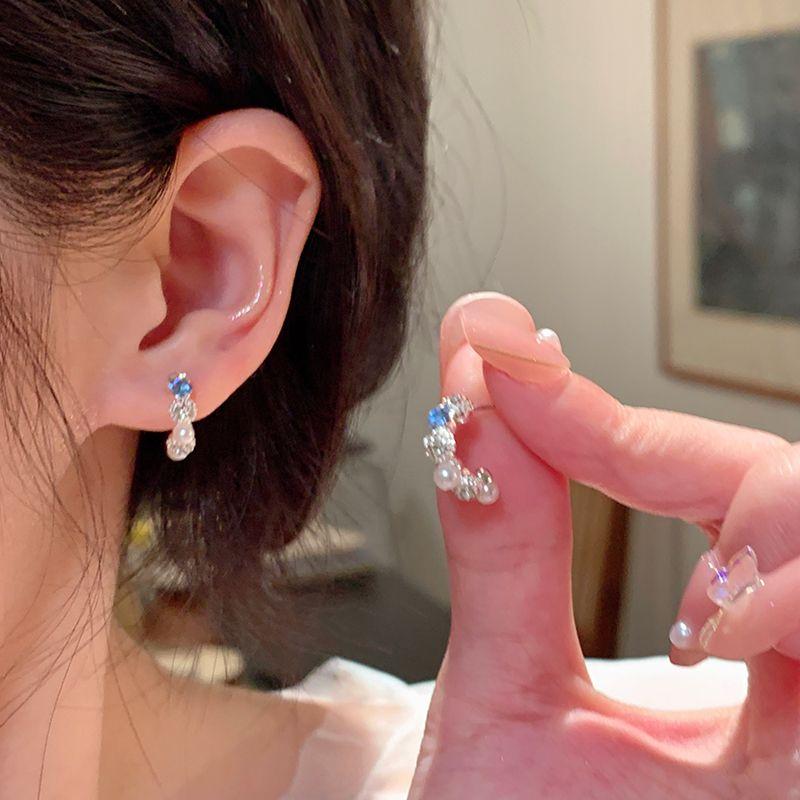 Accessible Luxury Summer Pearl Female Unique Temperamental Minority Zircon