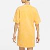 Nike Sportswear Fun Print Washable Short Sleeve Dress Women Dresses Yellow DV3203-739