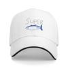 Super Tuna Fish Sun Baseball Cap Summer Y2k Funny Trucker For Couple Women Running Hippie Snapback Cap