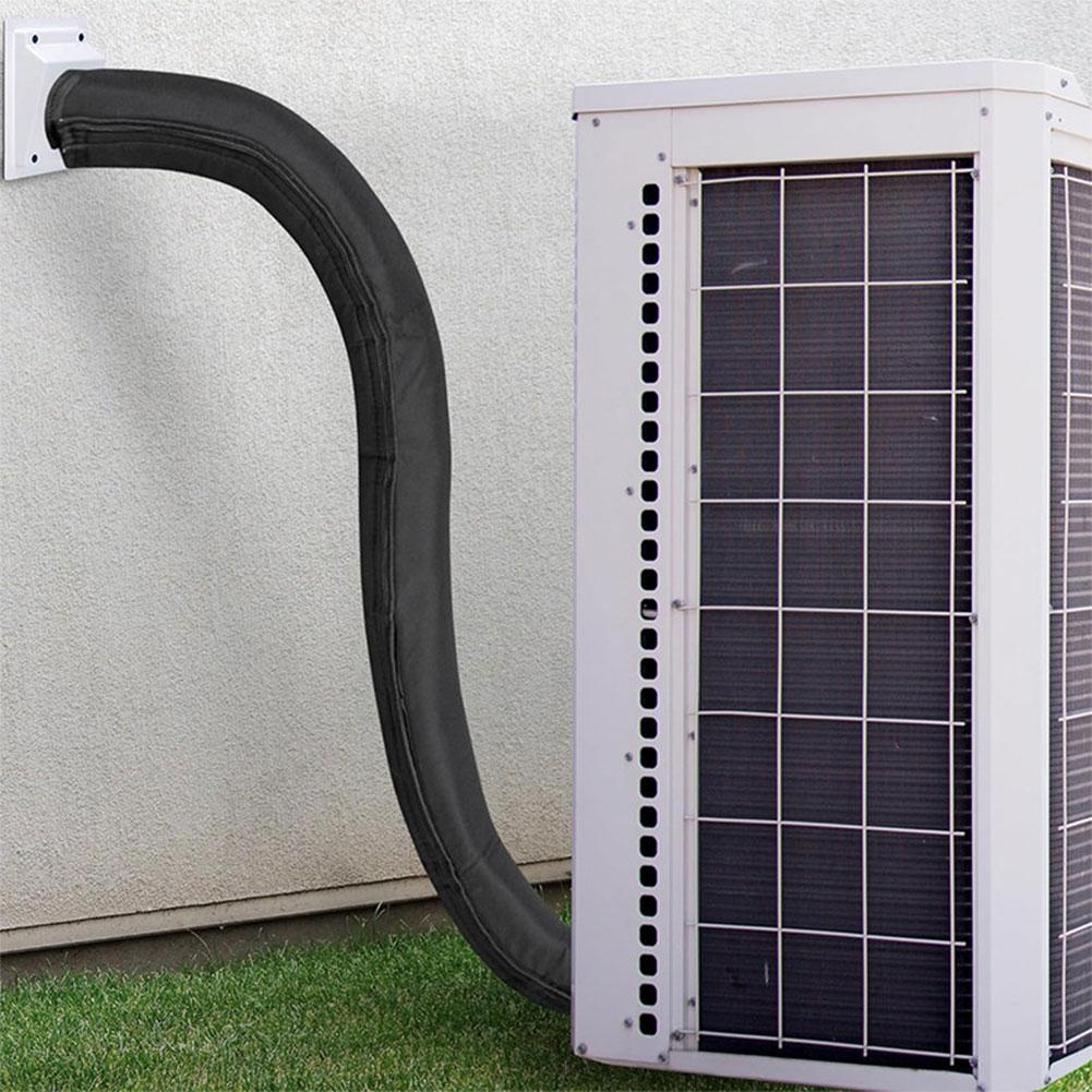Air Conditioners Insulated Hose Cover Wrap AC Duct Insulation Wrap HVAC Copper Pipe Insulation Cover Protector for Outside
