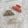Sweet Shark Clip French Hair Clip Flower Korean Style Headwear Female Hair Accessories Acetate Hair Clip Plastic Hair Claw