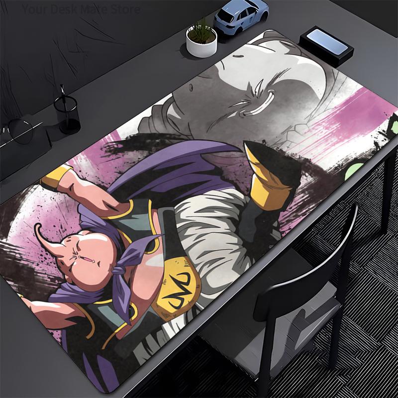 Dragon Ball Majin Buu Gaming Mouse Pad Office Carpet Mouse Mats Gamer Rug Desk Accessories Computer Table Pad PC Anime Mousepad