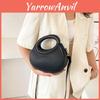 Stilvolle Sommer 2023 PU Damen Handtasche Trendige Runde Geldbörse Mit Reißverschluss