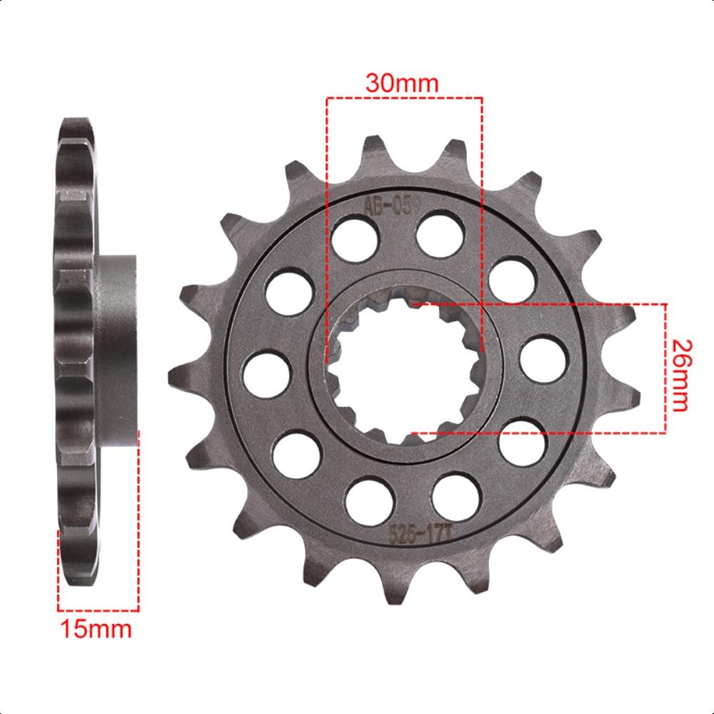525 17T 44T for BMW S1000 RR Sport 2010 S1000 RR  K46 2009-2011 Motorcycle Front Rear Sprocket Gear Wheel Cam front 17T