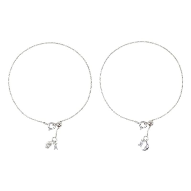 Aphrose Square Cubic Slide Bracelet