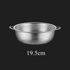 2 Styles Stainless Steel Multi-Purpose Rice Sieve with Handles Vegetables Fruits Washing Drainer Colander Home Kitchen Supplies