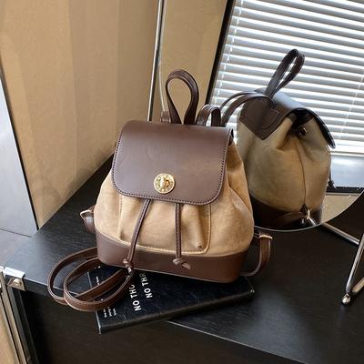 Casual Texture Single Shoulder Going Out Small Backpack Autumn New Fashion Backpack Tide