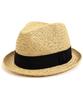 Yunibeosyeolkemiseuteuli Punk Short Beige Summer Fedora Summer Hat