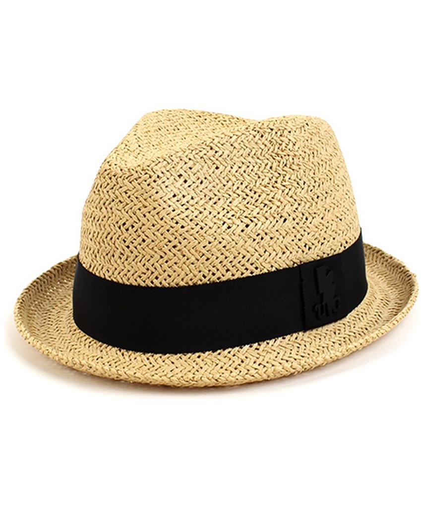 Yunibeosyeolkemiseuteuli Punk Short Beige Summer Fedora Summer Hat