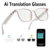 Audio Glasses Translation Glasses Music Playback Phone Calls App Translation Photochromic Lenses Touch Controls.