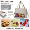 2 In 1 Lunch Tote Bag for Women Large Capacity Insulated 15.6 Inch Laptop Bag Lunch Compartment Computer Handbag Work
