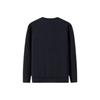 Anta Comfortable Breathable Versatile Fleece Warm Sweatshirt Men Sweatshirt Basic-Black 152447724N-4