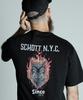 Schott FIREWOLF T-SHIRT, Men's Size M, 010, Black, 782-5134020