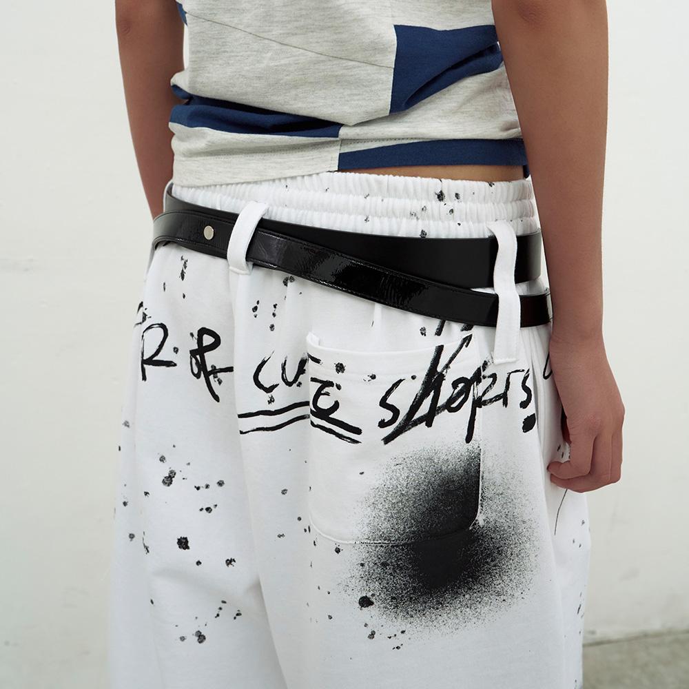 Lcdc Tm Printed Bermuda Sweatpants (White)