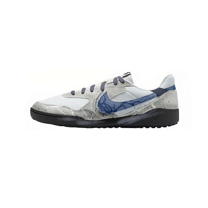 

Nike Terra Manta Dusty Sea Blue Island Textile, Leather Slip Resistant, Lightweight, And Breathable Low top HQ4502-100(Team1625-) 44.5