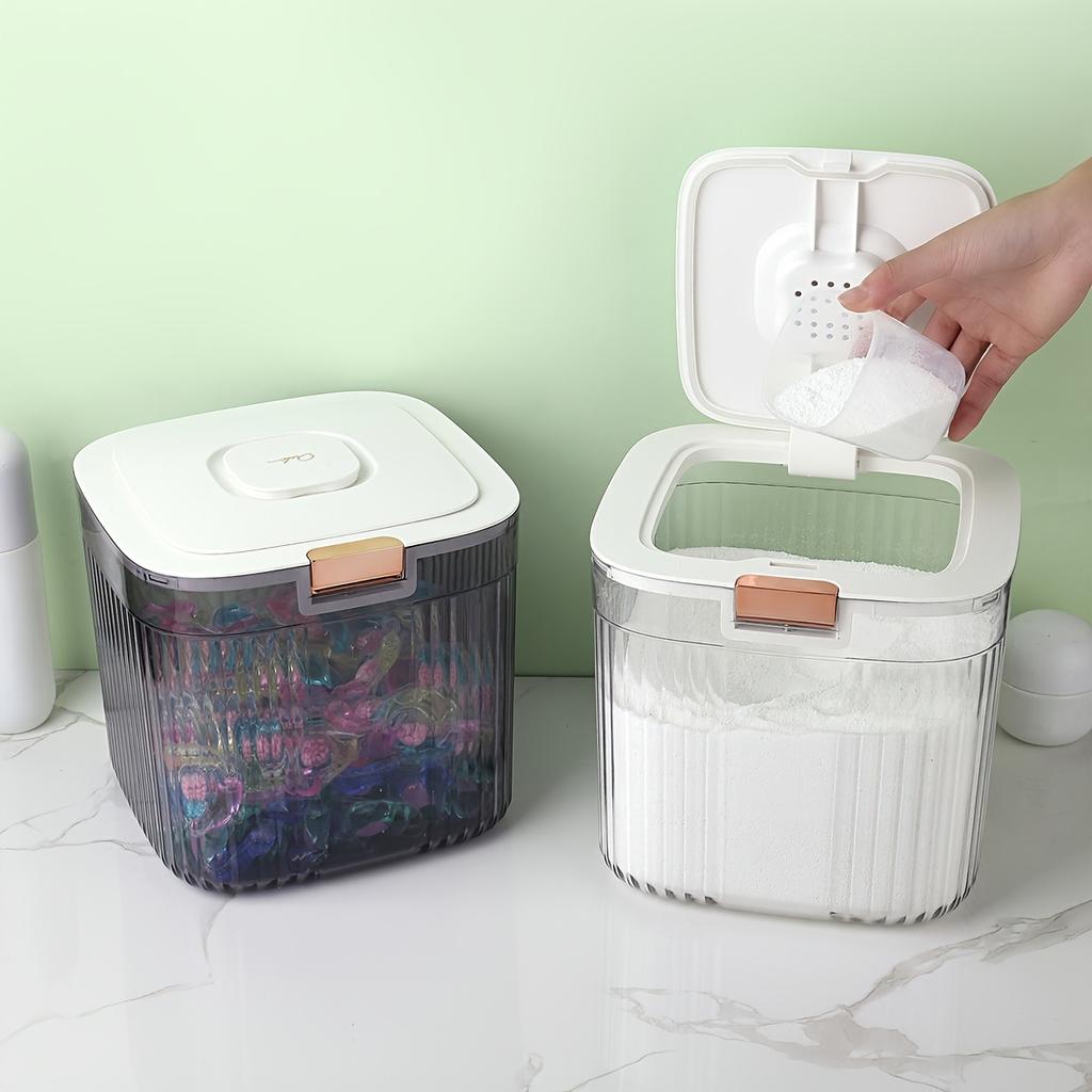 Laundry Pods Container For Laundry Room Organization Decor, Laundry Powder Container for Laundry Organization Laundry Pod Holder