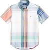 Polo SS26 Small Pony Logo Embroidered Check Oxford Short Sleeve Shirt Classic Version Men Shirts 710834489-001