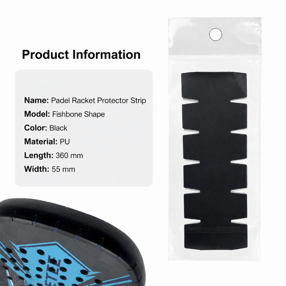 High Elastic Pickleball Racket Edge Sticker TPU Paddle Head Edge Tape  Tournament Use