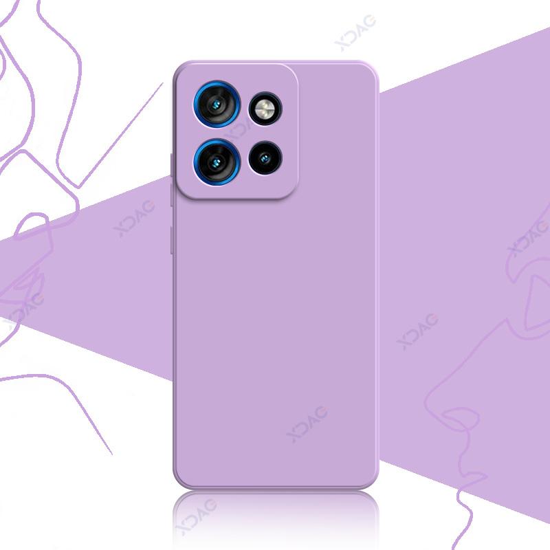 

Чехлы для мобильных телефонов Motorola Moto S50 Edge 50 Neo MotoS50 Edge50Neo 5G 6.4 Мягкий роскошный квадратный жидкий силиконовый чехол Moto Edge 50 Neo 5G фиолетовый