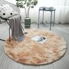 Super Soft Rug, Round Rug for Bedroom, 2X2M Black and White Checkered Round Rug Non-Slip High Pile Cute Soft Fluffy Rug for Bedroom Kids Room
