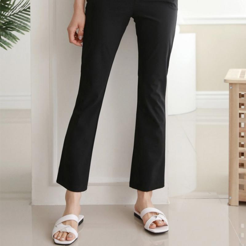 Shop   Women S Cool 9 10 Bootcut Stretch waiSt pantS Black Se.w Wpt 3401 Black Z