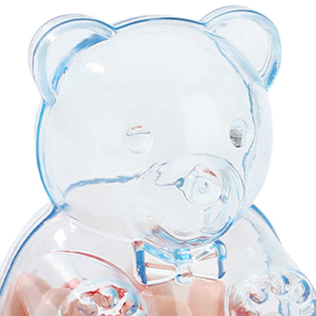 12Pcs Cute Bear Shaped Candy Boxes Small Fillable Bear Shape Containers for Valentines Day Weddings Birthday Party Favors