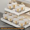 Pull Out Tray Organizer Kitchen Storage Rack Cabinet Expandable Under Sink Spice Boxes Silent Slide Drawer Style Bowl Dish Shelf