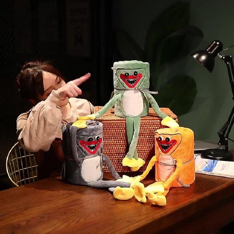 Pătură de flanel Poppy Playtime Prietenoasă cu pielea, confortabilă, pentru pui de somn, pentru toate ocaziile