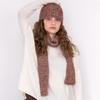 No.186 / Lily Fur Skinny Muffler _ Burgundy (Lily Fur Skinny Muffler)