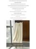 Autumn/Winter Women's High Waist Knitted Wide-Leg Pants - Solid Color, Korean Style