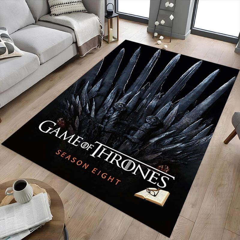 1PC Game of Thrones Season Eight Extra Large Non-Slip Floor carpet, Office, family, bedroom, Studio - Large Area Rug Indoor Rugs1142A