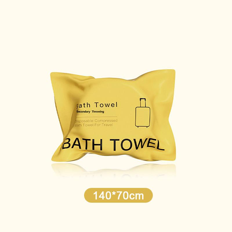 70X140Cm Compressed Bath Towel Thickened And Enlarged Disposable Travel Portable Independent Packaging Non-Woven Bath Towel