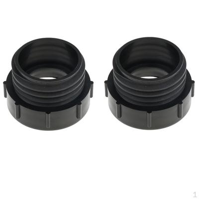 2 pièces Adaptateur de tuyau pour réservoir d'eau IBC pour épaisseur 58 mm